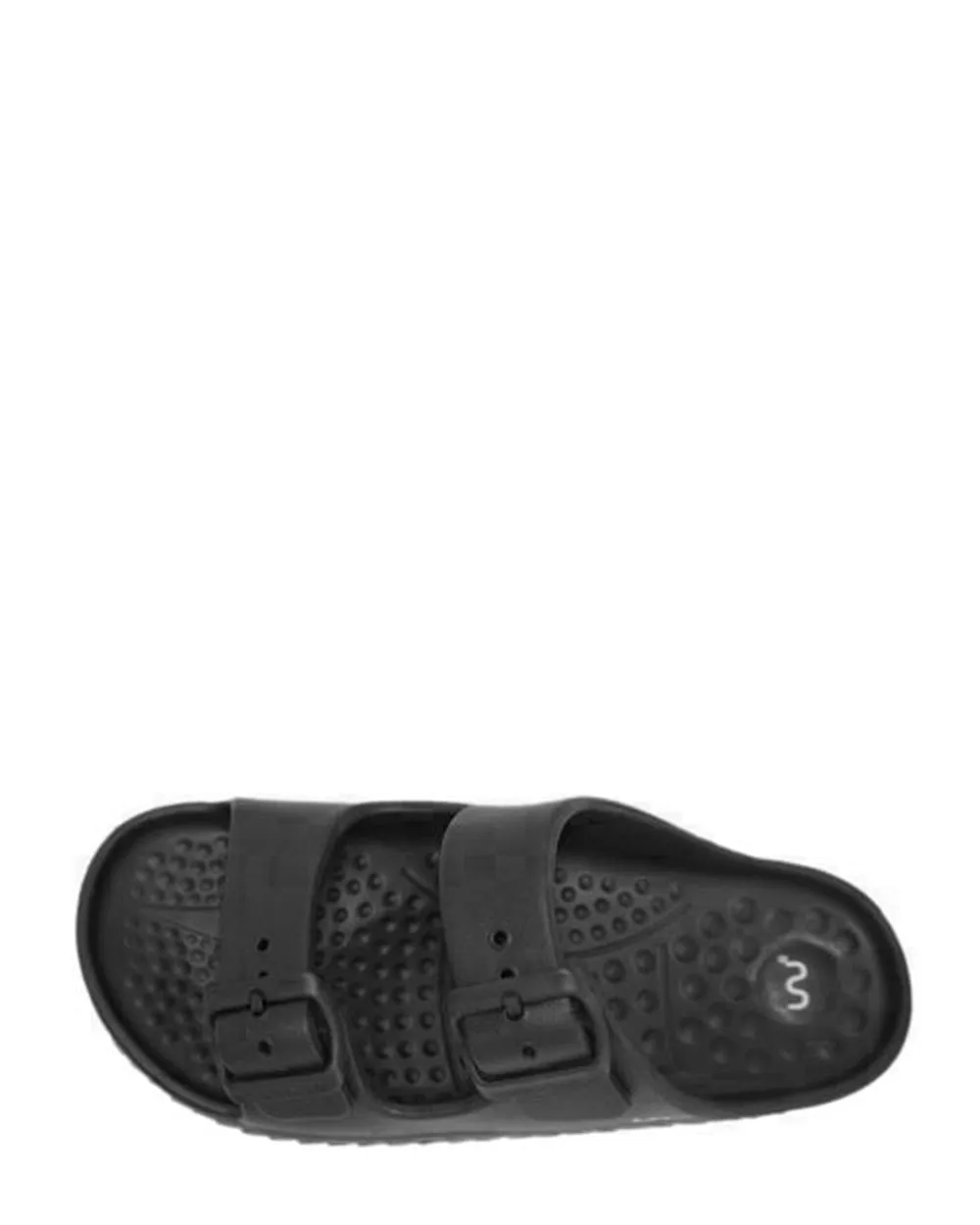 Doubleu Sakura Black Platform Slide