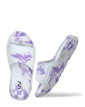 Doubleu Ultra Sporty Slide White & Lilac