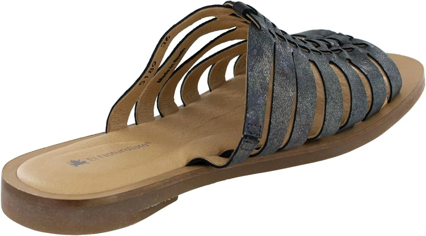 El Naturalista Womens Tulip 5189 Strappy Slide Sandals