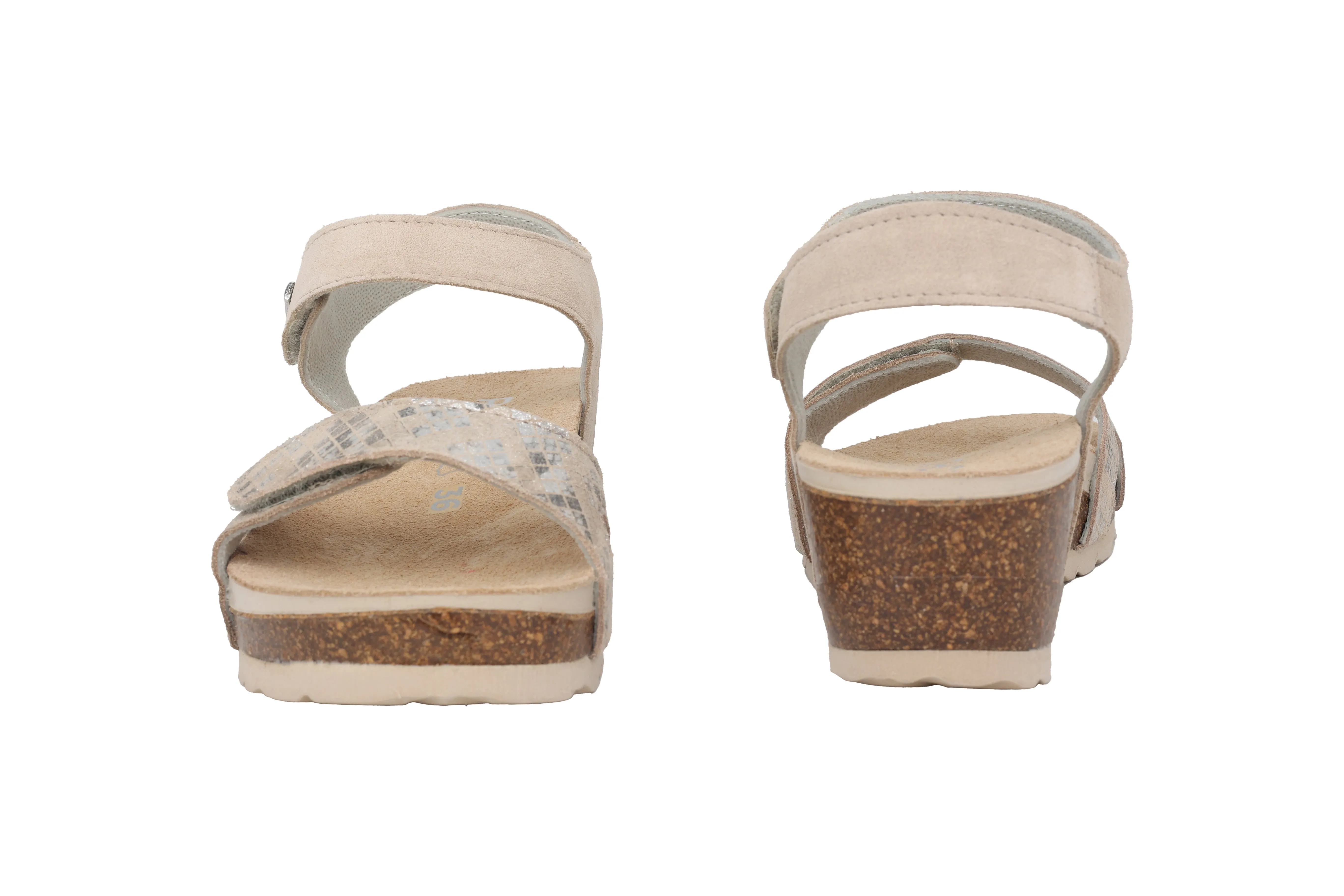'Elba' women's sandal - Beige