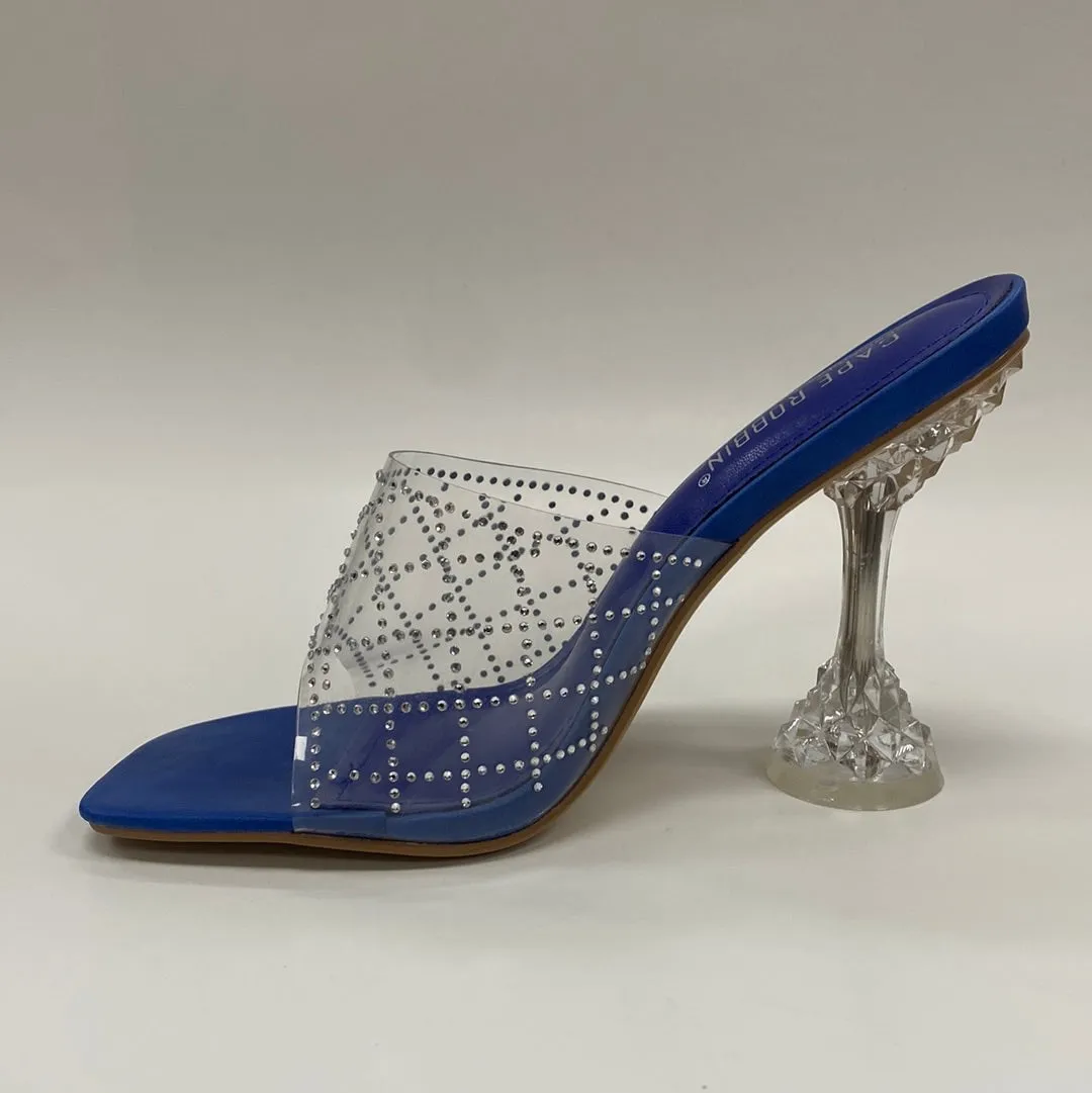 Eli Cape Robin clear heel sandal