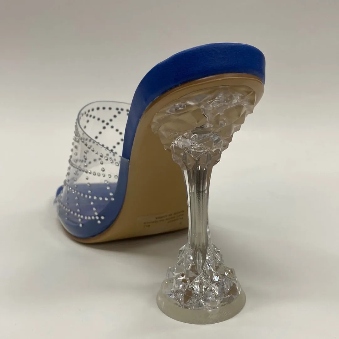Eli Cape Robin clear heel sandal