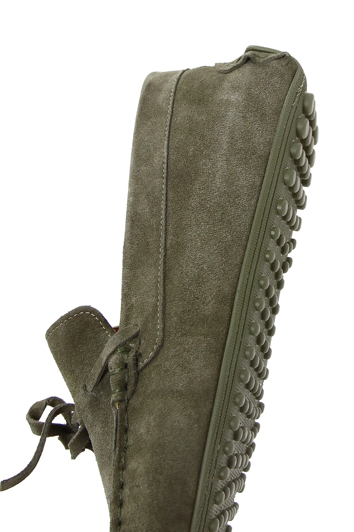 Erkek Haki Süet Deri Casual Loafer