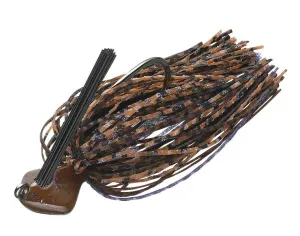 Evergreen Rubber Jig Casting Jig Silicon 1/4oz #108 Brown Purple Illusion