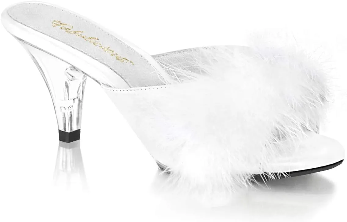 Fabulicious Women's Belle-301F Marabou Slipper