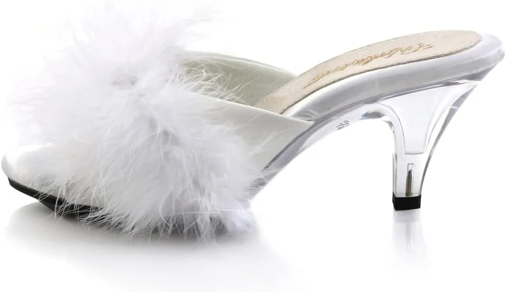 Fabulicious Women's Belle-301F Marabou Slipper