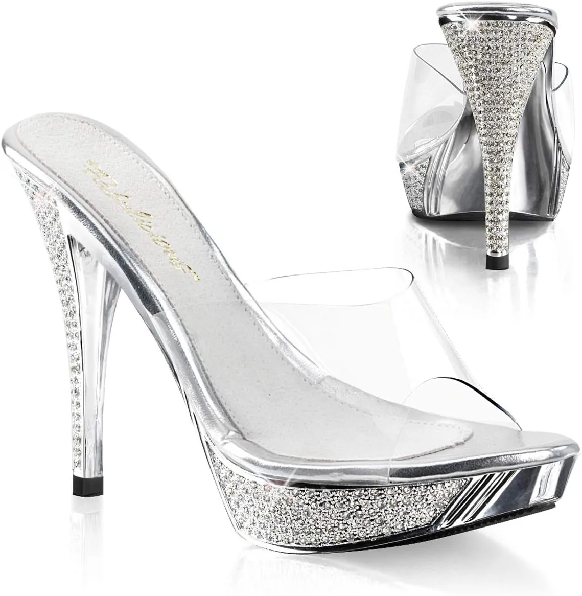 Fabulicious Women's Elegant-401 Platform Slide