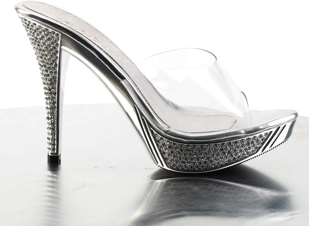 Fabulicious Women's Elegant-401 Platform Slide