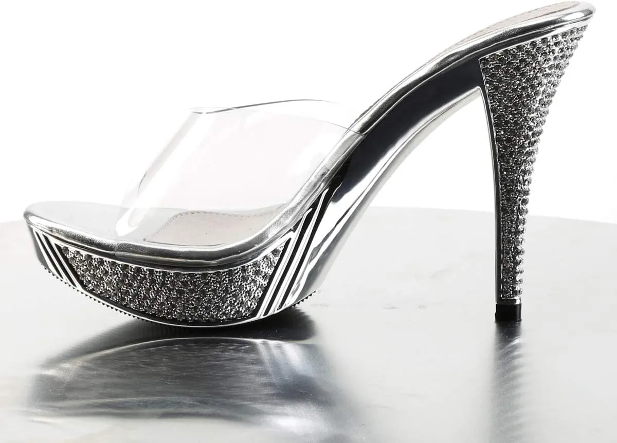 Fabulicious Women's Elegant-401 Platform Slide