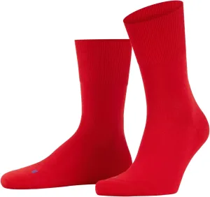 FALKE Unisex Run Cotton Socks, Blue (Navy Blue Melange 6490), 10.5-11.5