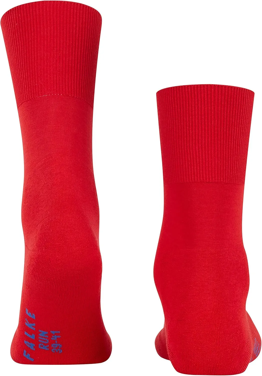 FALKE Unisex Run Cotton Socks, Blue (Navy Blue Melange 6490), 10.5-11.5