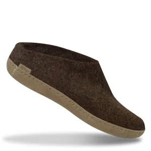 Felt Mule - Brown