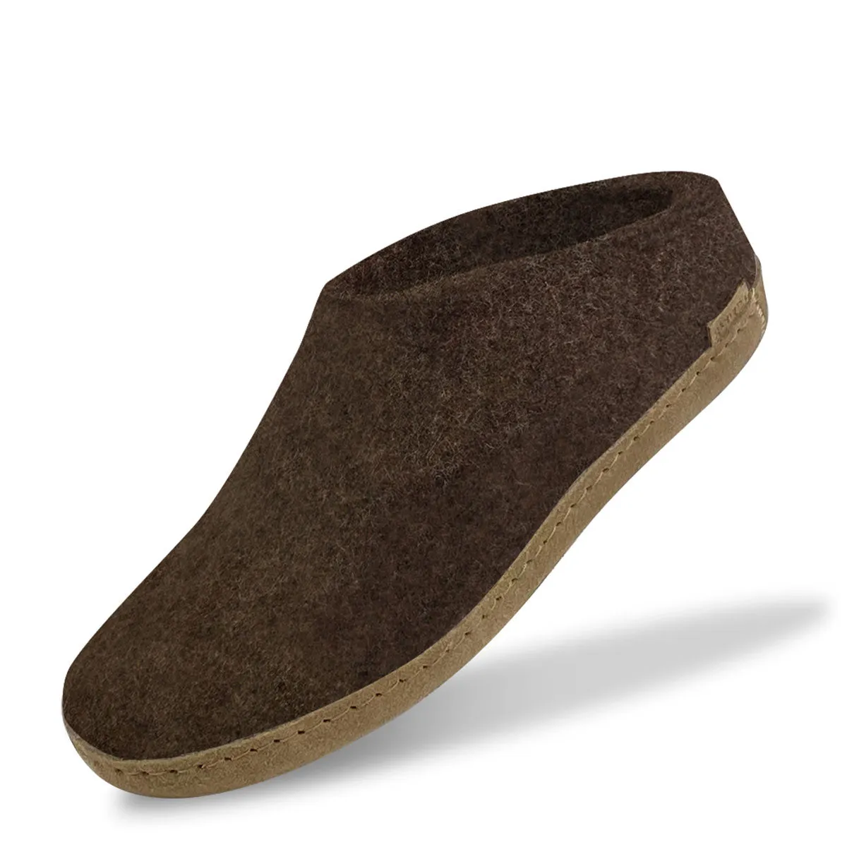 Felt Mule - Brown
