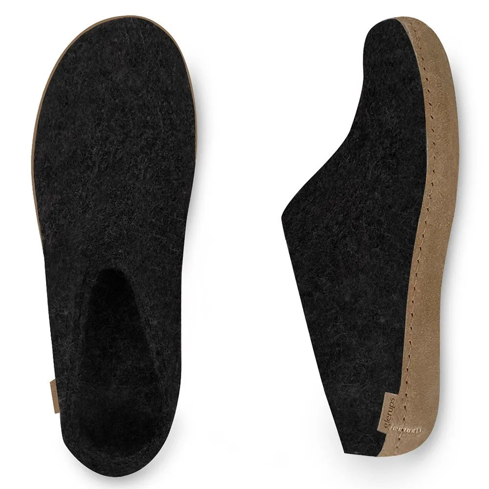 Felt Mule - Charcoal