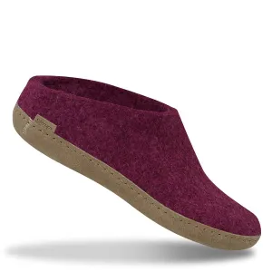 Felt Mule - Cranberry