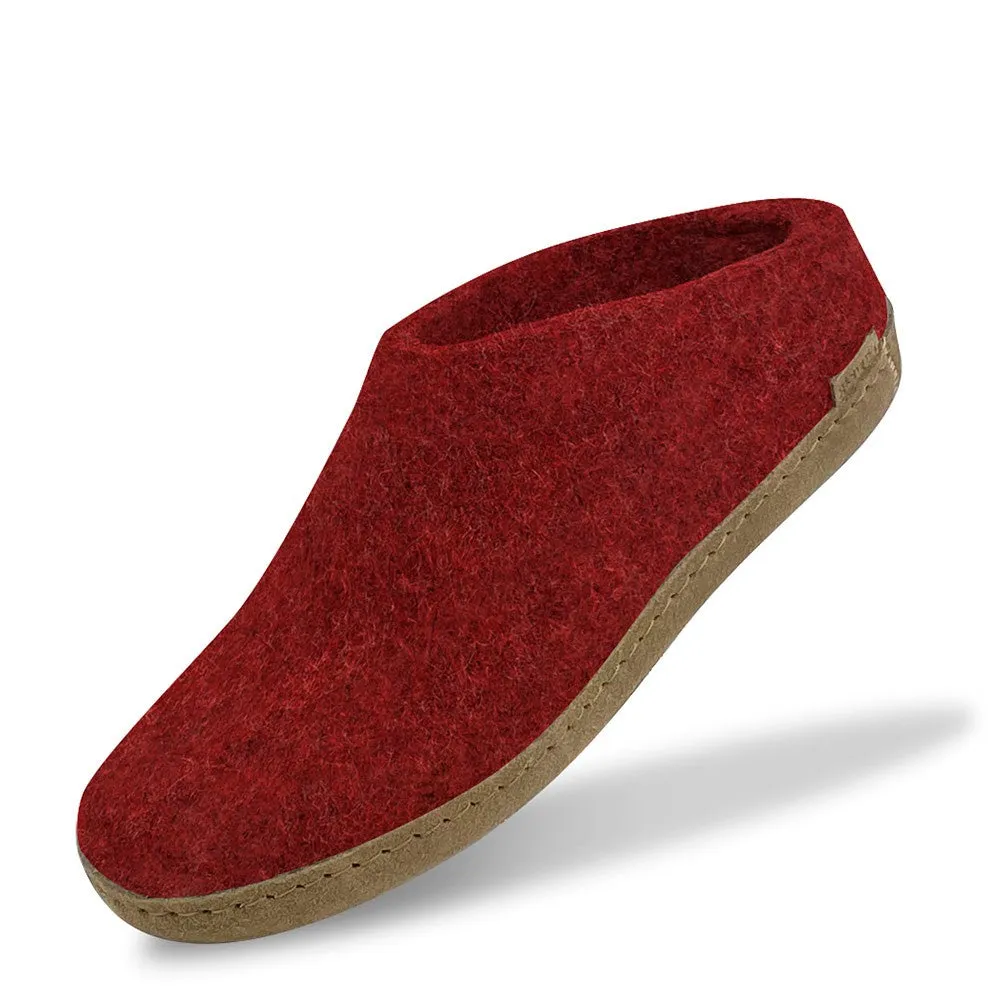 Felt Mule - Red