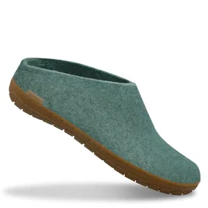 Felt Rubber Sole Mule - North Sea