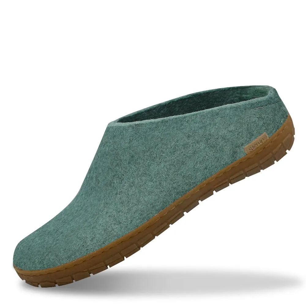 Felt Rubber Sole Mule - North Sea