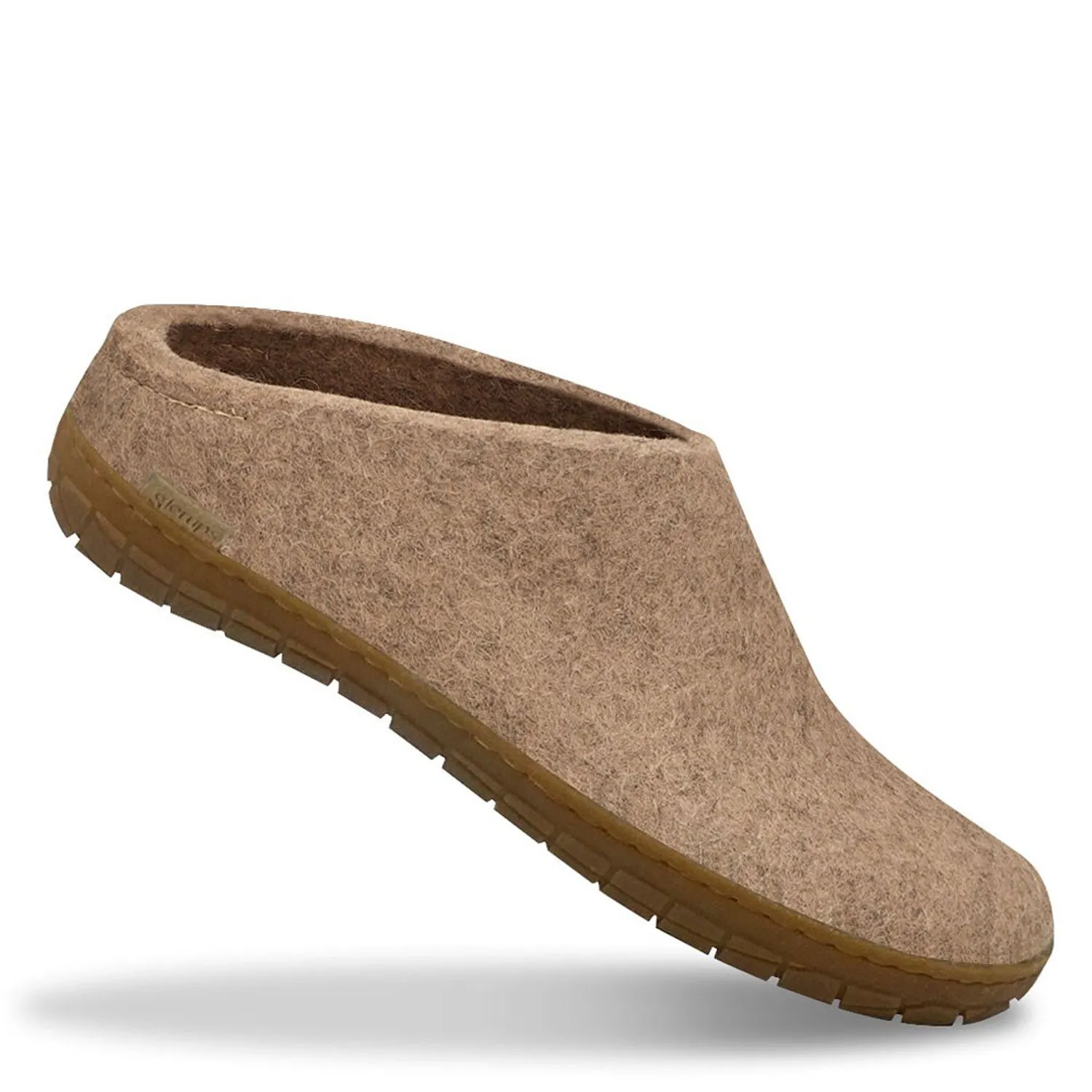 Felt Rubber Sole Mule - Sand