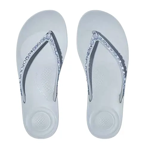 FitFlop Multi-Crystal Flip-Flop - Iqushion - Quiet Blue