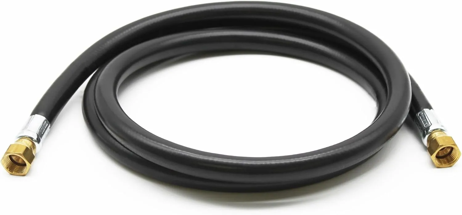Flame King Thermo Rubber RV Slide Out Hose Assembly, 60 Inch, 3/8 Inch ID, Female To Female - 100159-60