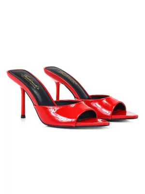 FOH-SHANYA Red Patent Leather Toe and base