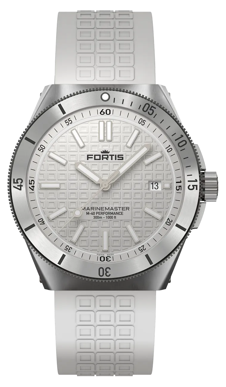 Fortis Marinemaster M-40 Snow White Horizon Strap