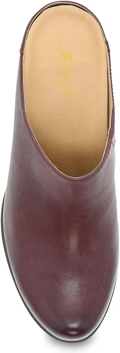 FOWT Women Platform Round Toe Mules Slip on Block Chunky Low Heel Slippers Casual Daily Street Shoes Size 4-16 US