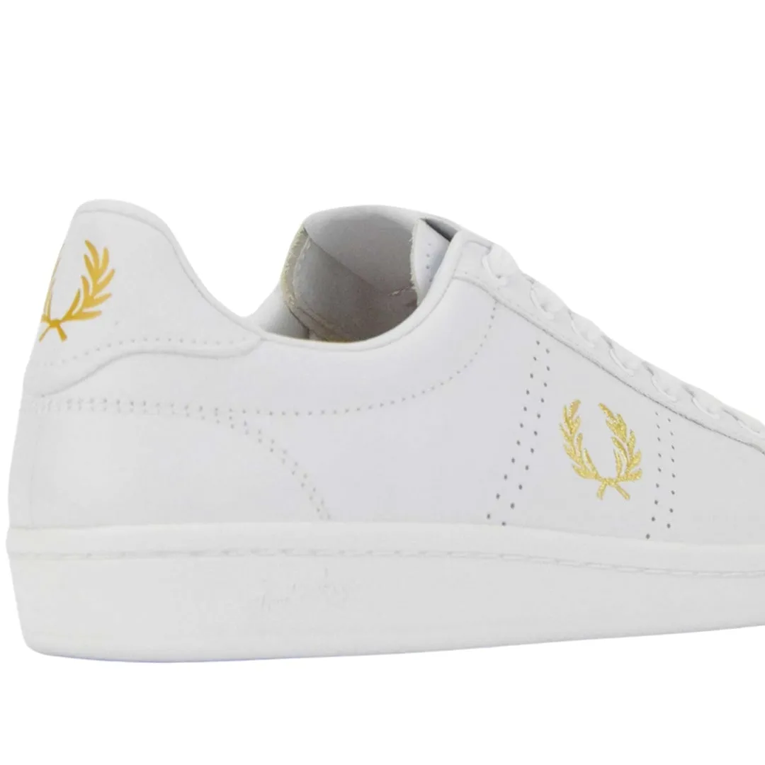 Fred Perry Mens B4321 134 Trainers White