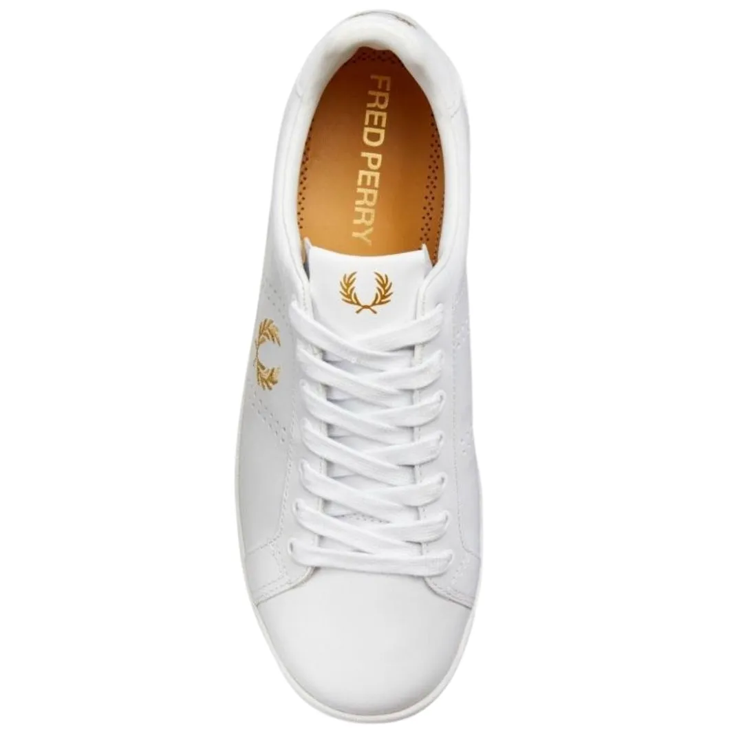 Fred Perry Mens B4321 134 Trainers White