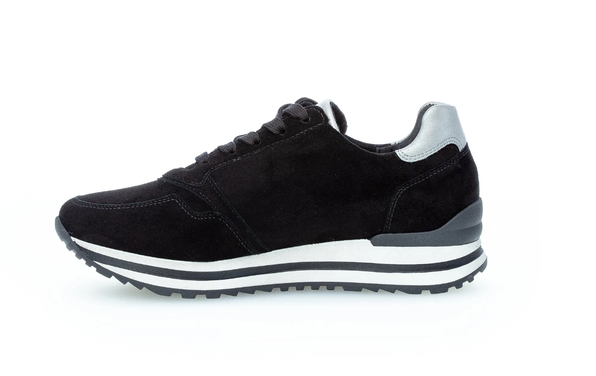 GABOR - 76.528.67 LACED FASHION SHOE - BLACK