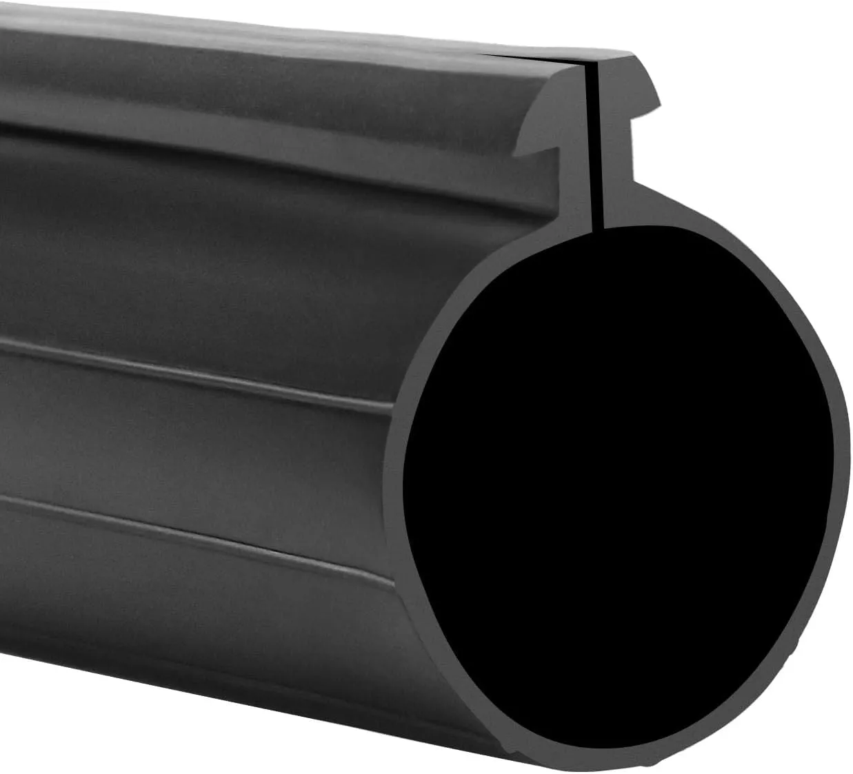 Garage Door Rubber Bottom Weather Seal for Clopay, 10 Feet Seal Replacement for Weather Stripping, for Single Slot Design