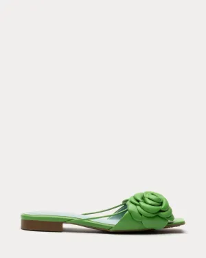 Gardenia Flower Sandal - Green