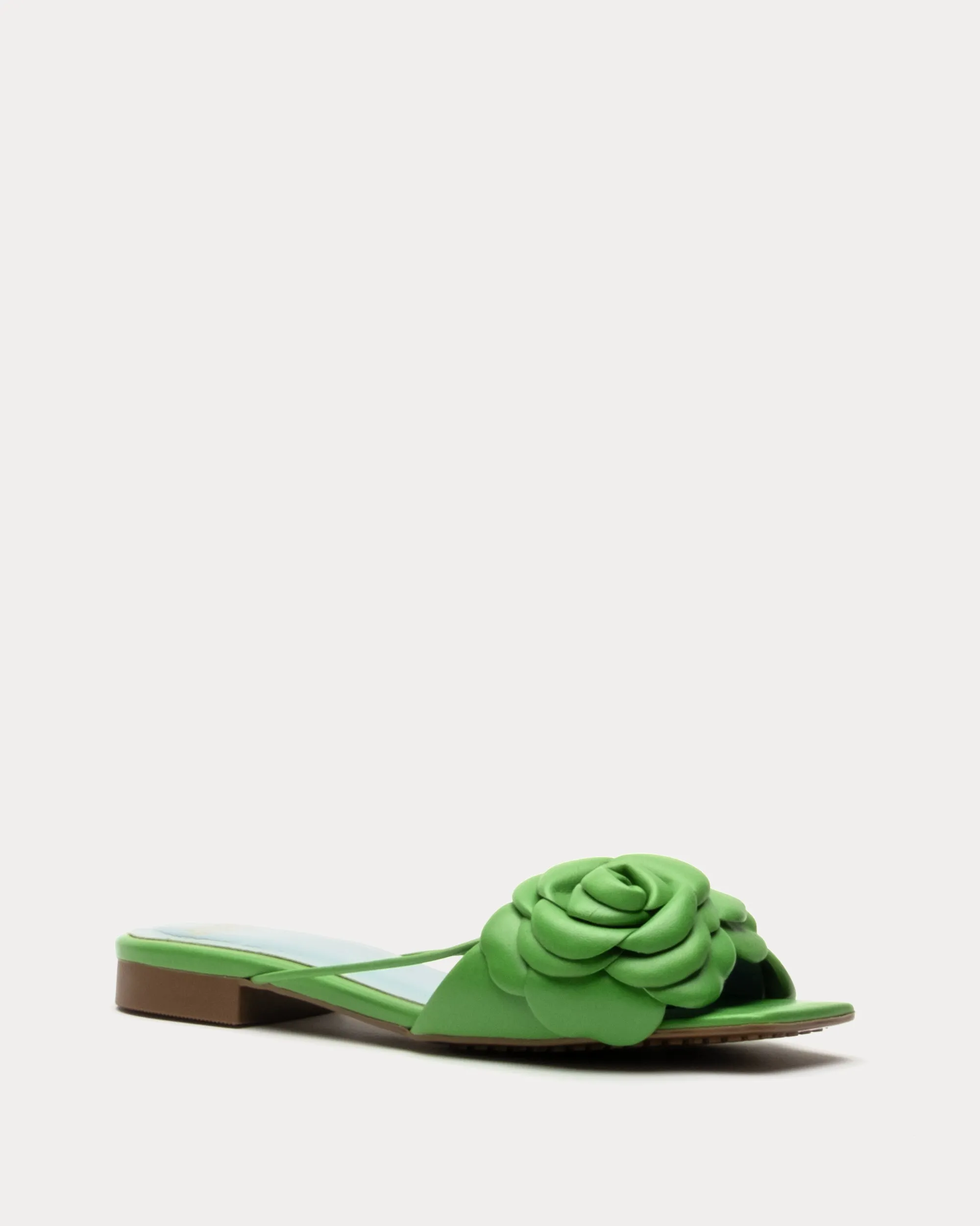 Gardenia Flower Sandal - Green