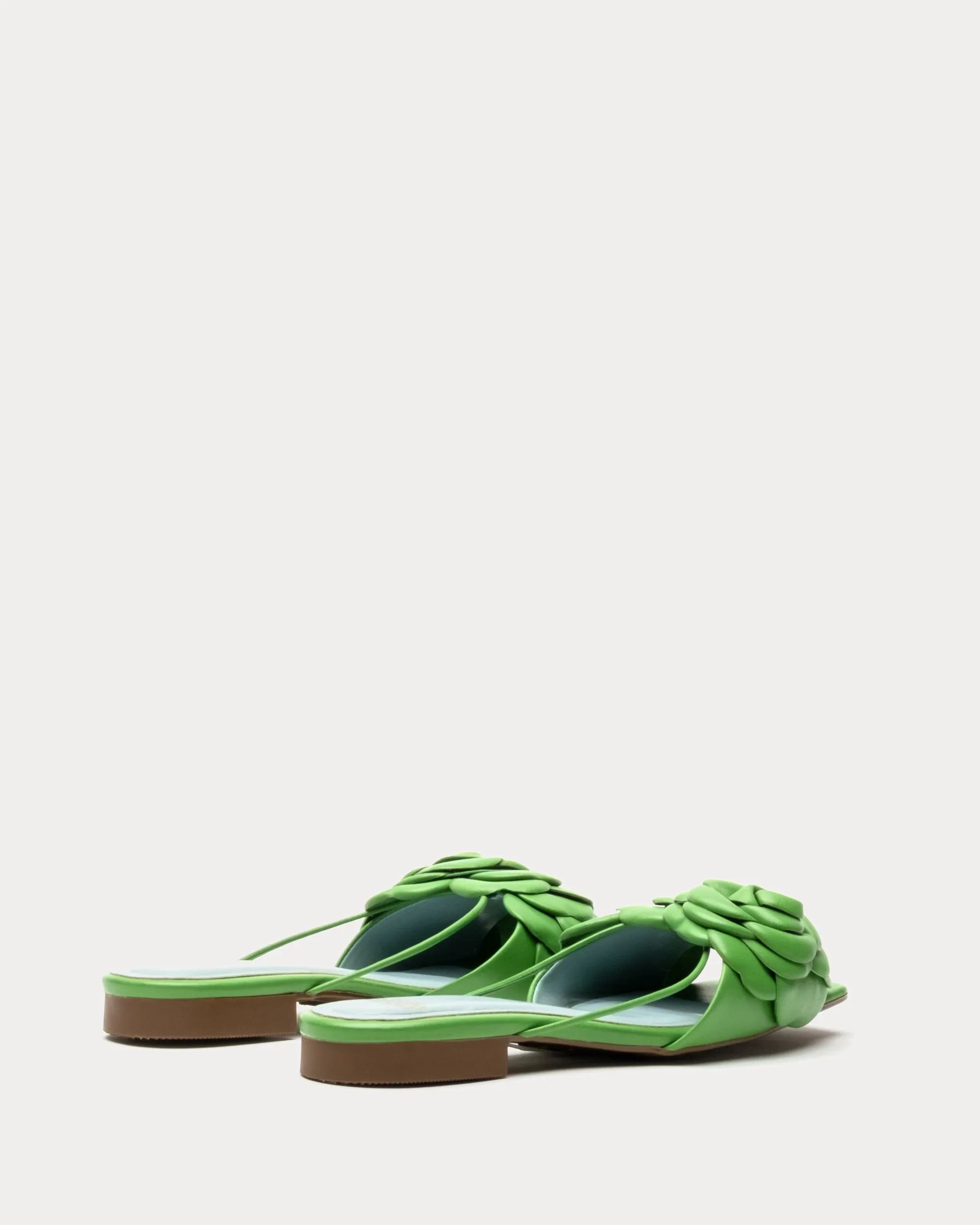 Gardenia Flower Sandal - Green