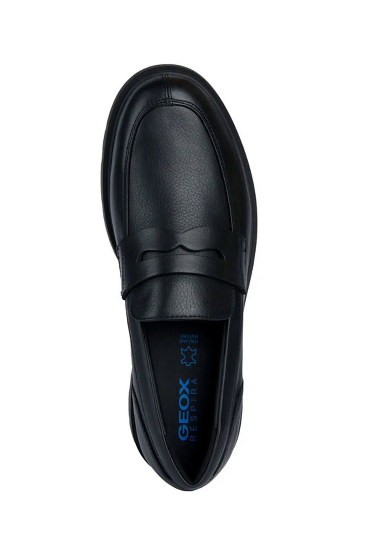Geox Erkek Siyah Spherica Ec1 Deri Maskülen Loafer