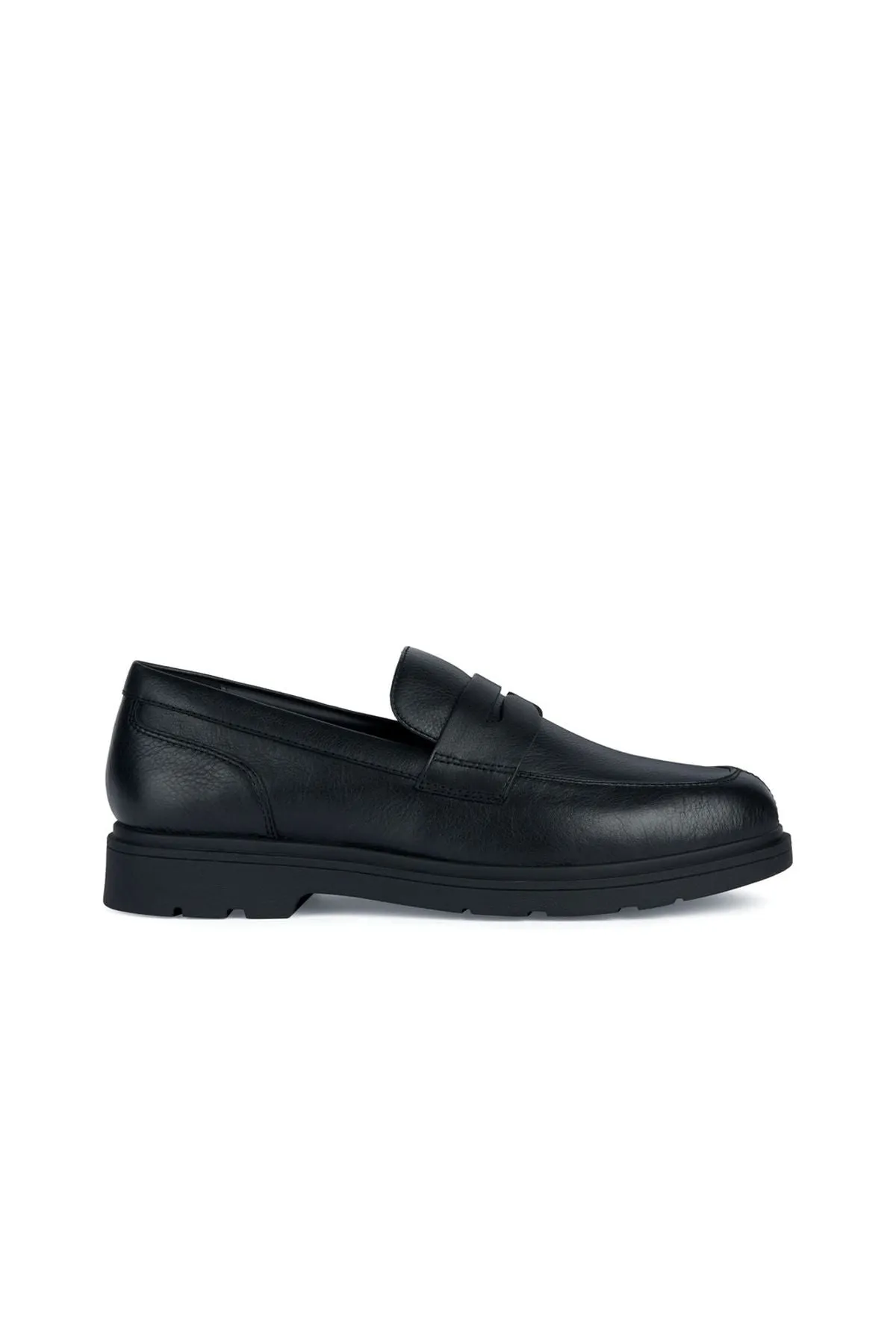 Geox Erkek Siyah Spherica Ec1 Deri Maskülen Loafer