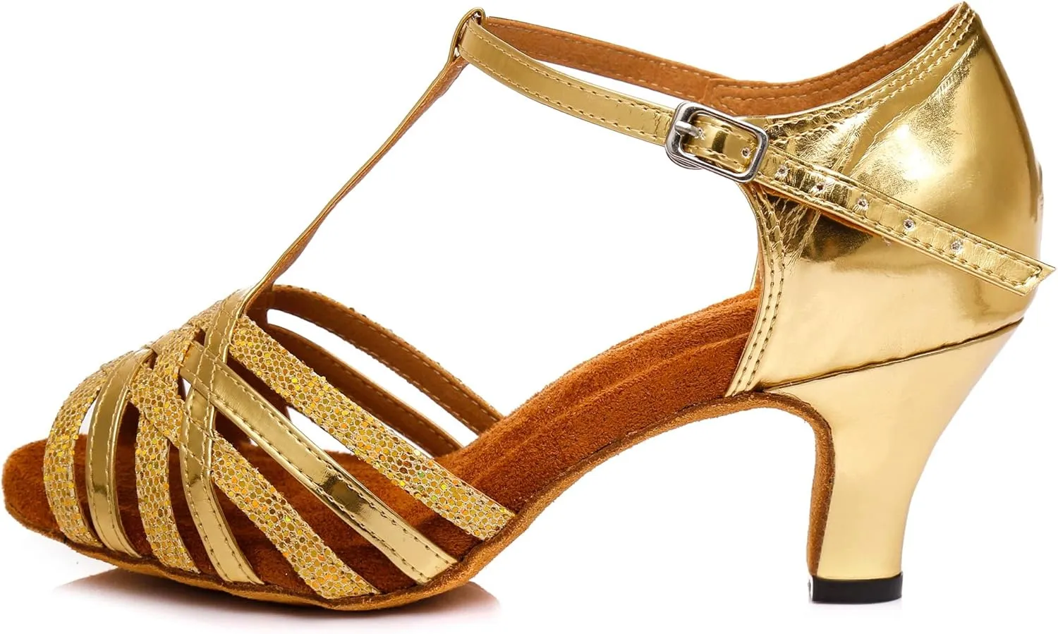 Girls Womens Latin Salsa Dance Shoes Glitter Comfortable Wedding Evening Sandals