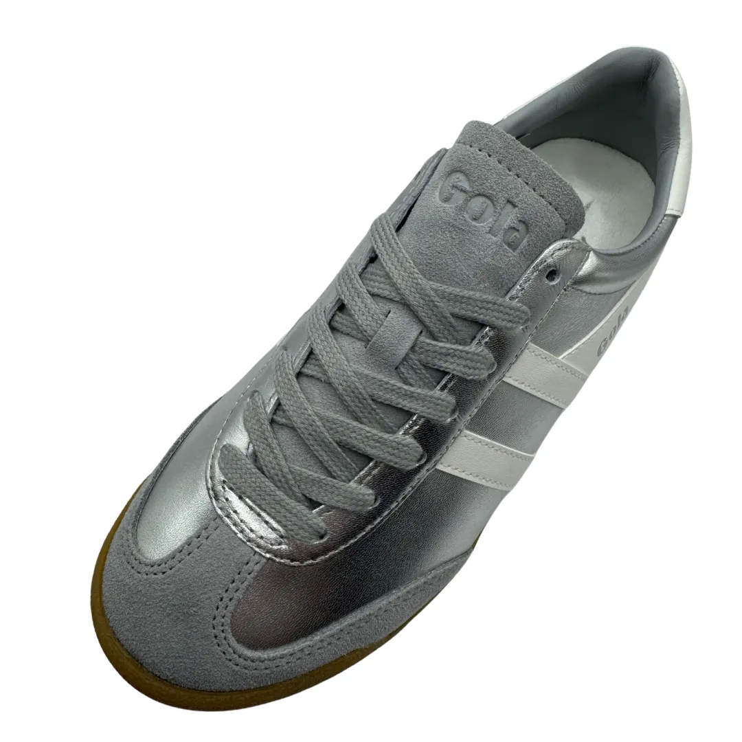 Gola Silver Metallic Trainers
