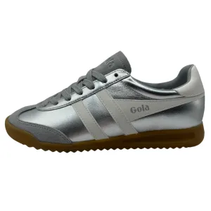 Gola Silver Metallic Trainers