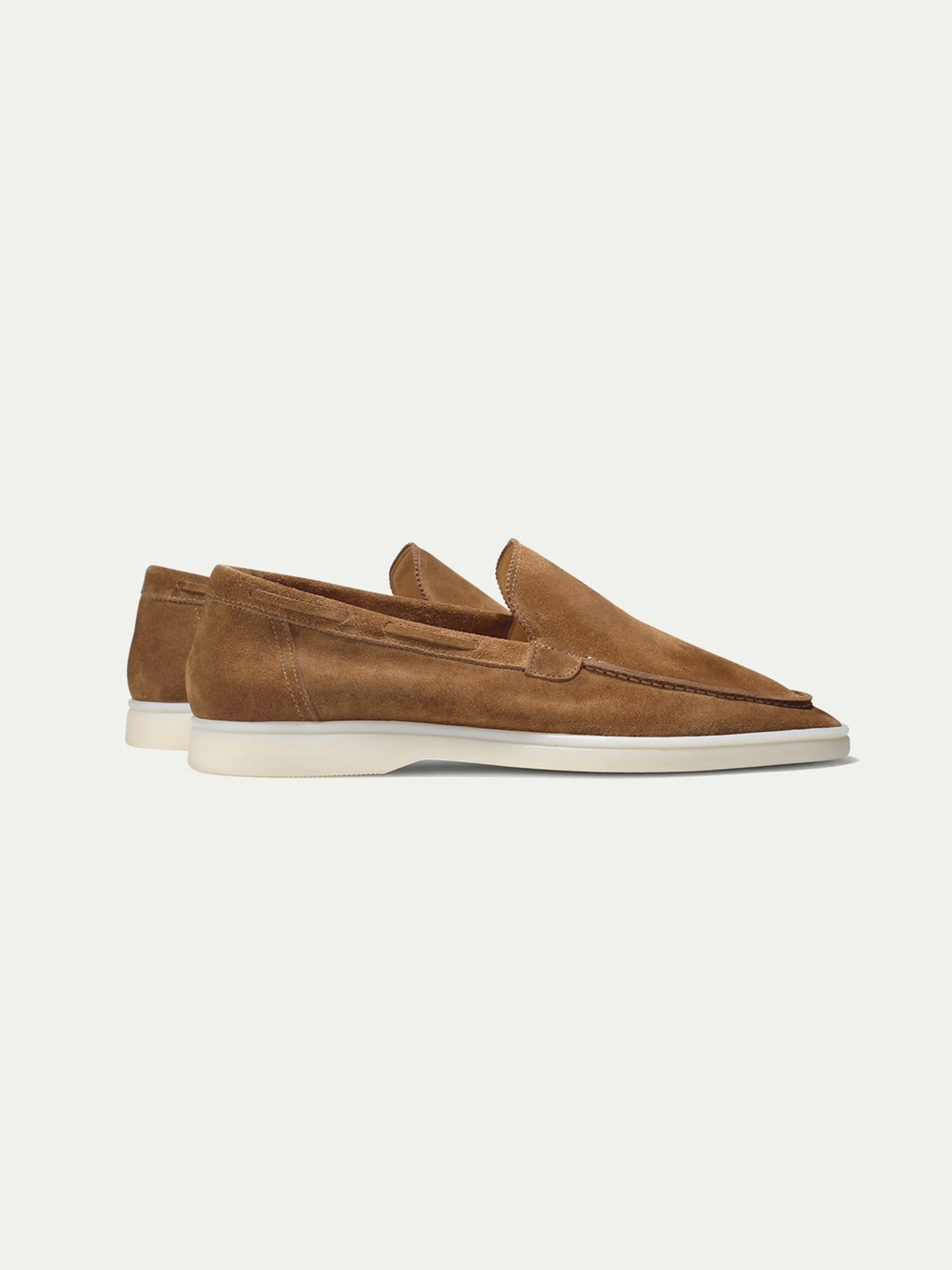 Gold Brown Yacht Loafers