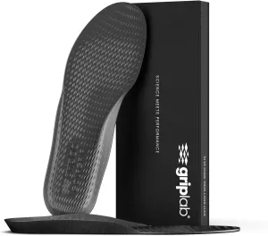 GripLab Ultimate Golf Grip Insoles - Non Slip Rubber Grip & Traction Design for Golfers - MAX Stability & Control - Made for Golf. (Men's 8.5-10)