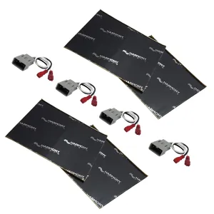 Harmony Audio HA-SDSK Bundle Compatible with Acura TL 1996-2014 HA-727800 Factory Speaker Replacement Connector Harness (2) Adaptor 10"x10" Sound Damping Sheets (2)