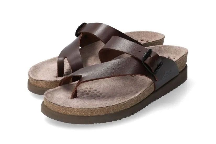 'Helen' women's slide toe sandal - brown
