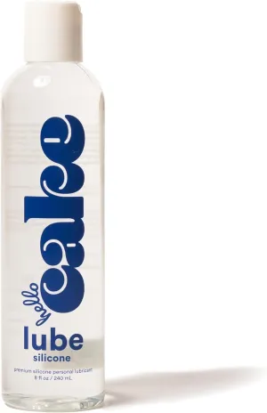 Hello Cake Silicone-Based Personal Lubricant - Hydrating, Long-Lasting, Non-Sticky, Ultra Slippery, Condom Compatible Lube for Men, Women, and Couples 8 fl oz