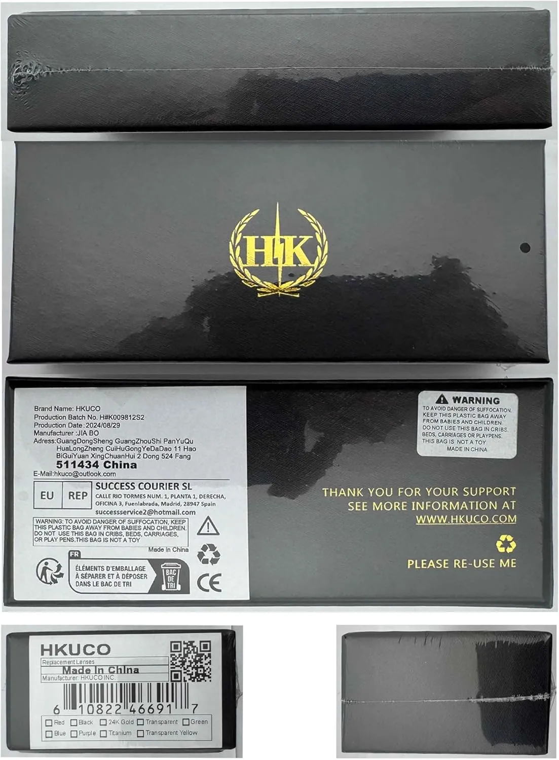 HKUCO Replacement For Oakley Radarlock Sunglasses Earsocks Rubber Kit