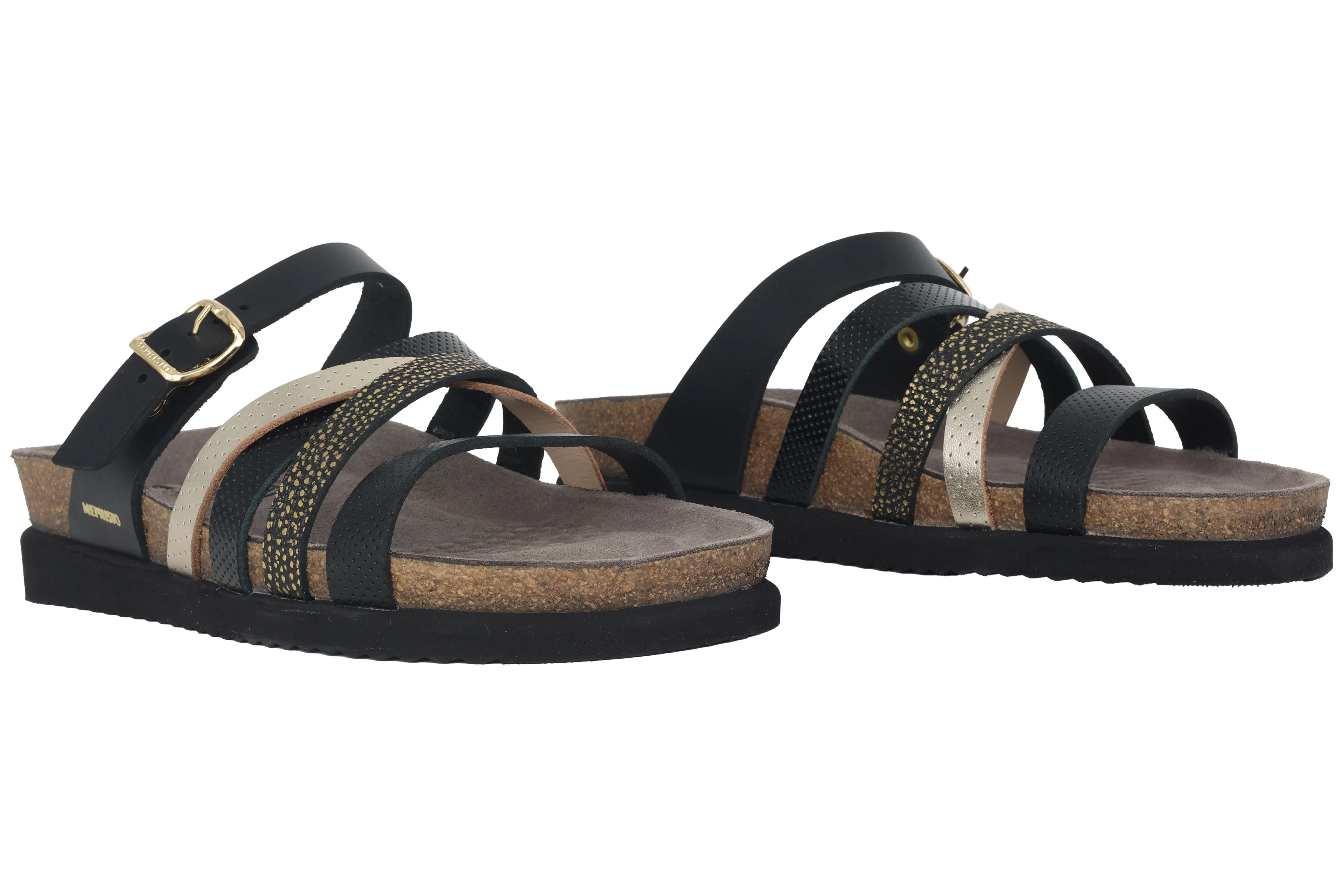 'Huleda' women's slide sandal - black