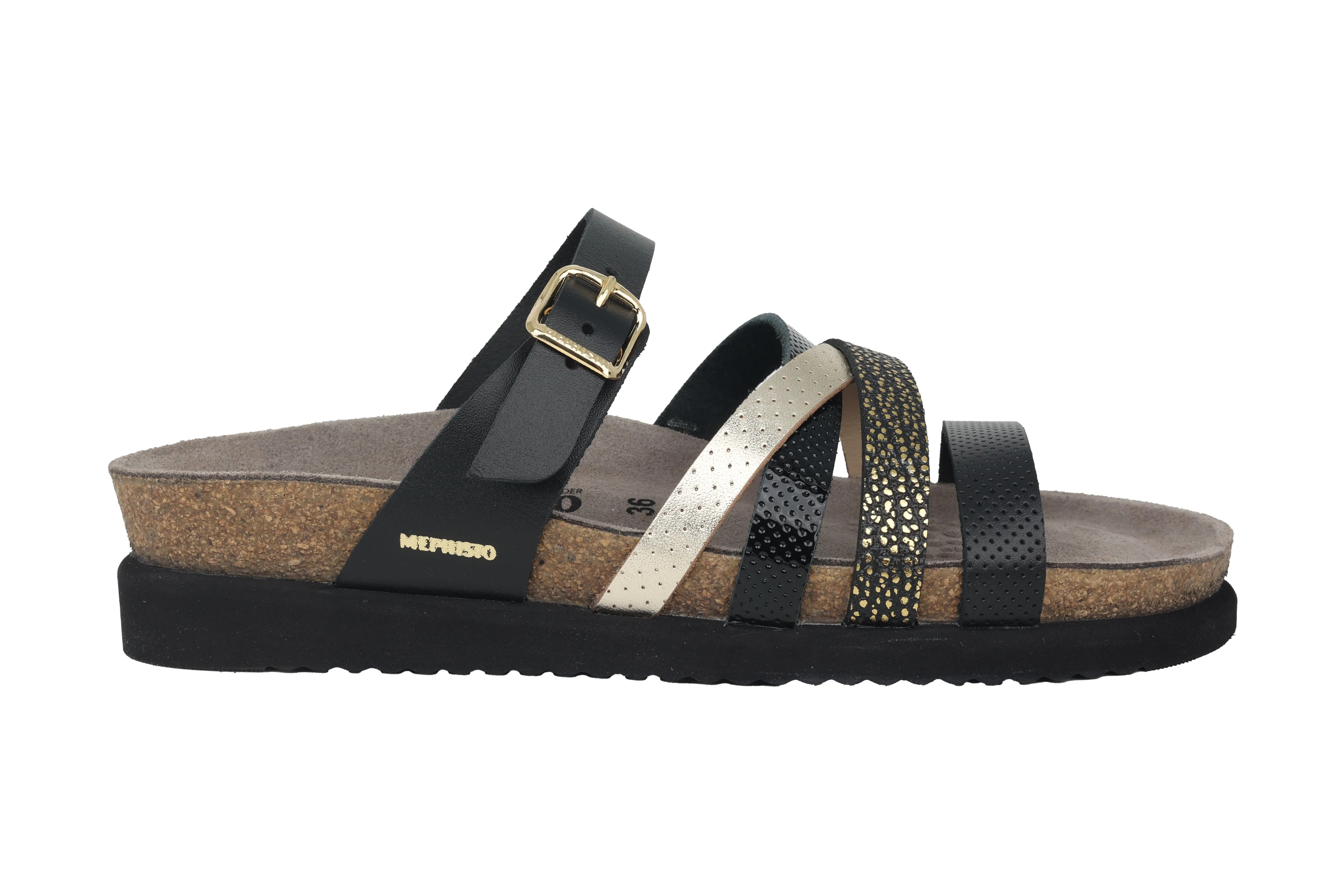 'Huleda' women's slide sandal - black