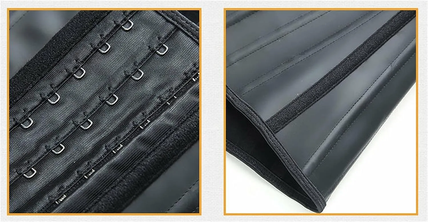 ICEGIA Waist Trainer for Women Corset Cincher Body Shaper Girdle Trimmer with Steel Bones Extender