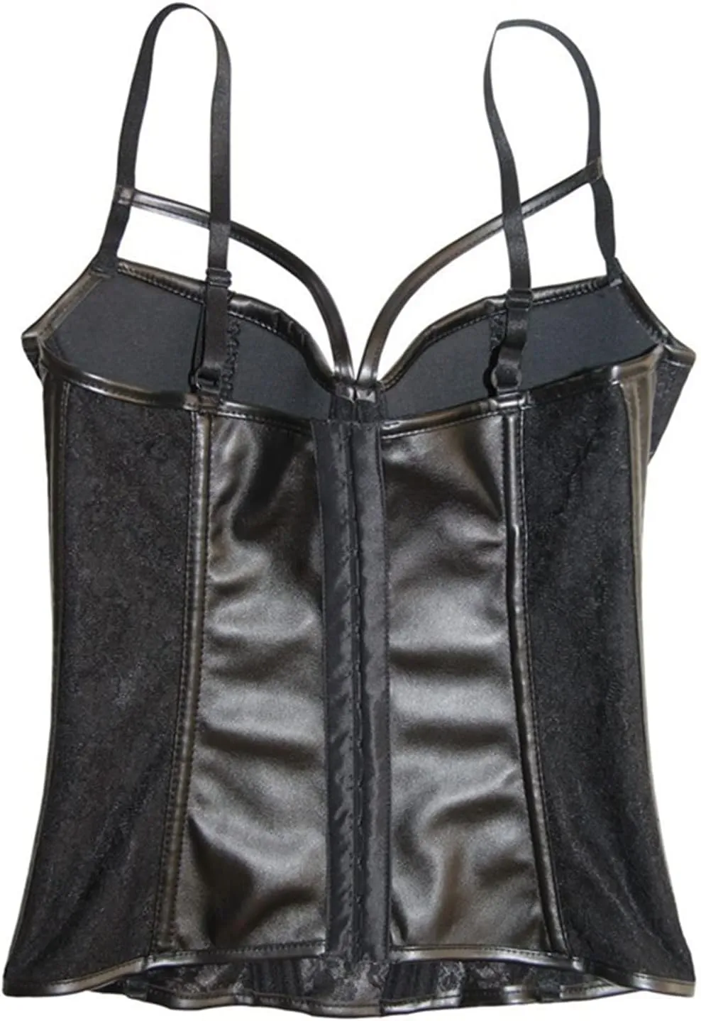 ICEGIA Women's Heavy Duty Corset Double Steel Boned Waist Trainer Corsets Underbust Body Shaper